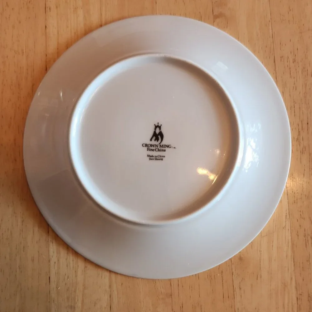 Crown Ming China Old Imari 5 Salad Plates Asian Style Floral 7 ½”